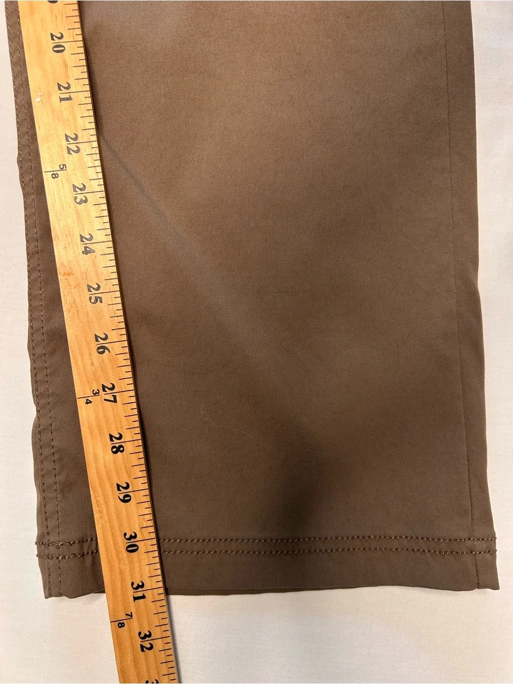 prAna Pants Mens 38x32 Slim Fit Brown Stretch Outdoor Casual